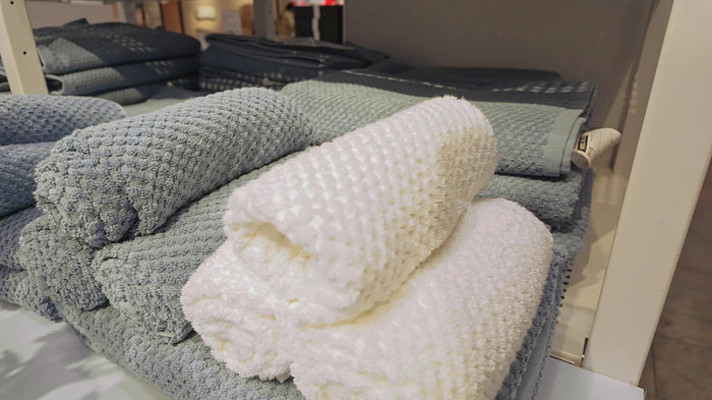 柔软毛巾特写展示 柔软毛巾特写展示