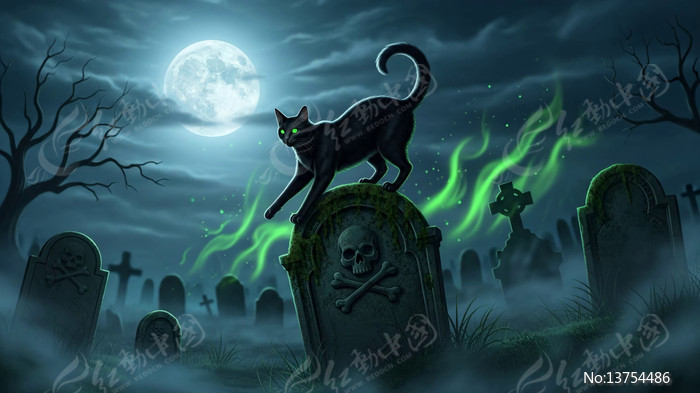 ��ʥ��Ĺ԰�еĺ�è