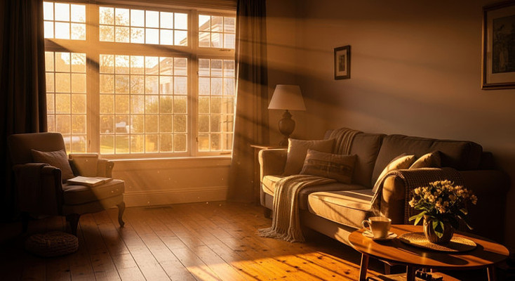 温馨客厅阳光洒入 温馨客厅阳光洒入