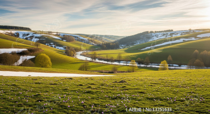 ѩɽ�ݵ鴺ɫ����