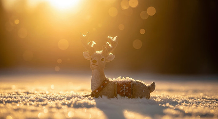 ѩ��С¹���ɫϦ��