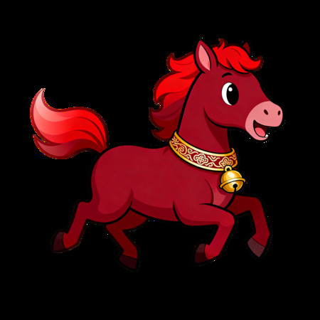 ���ܵĺ�ɫС�� PNG