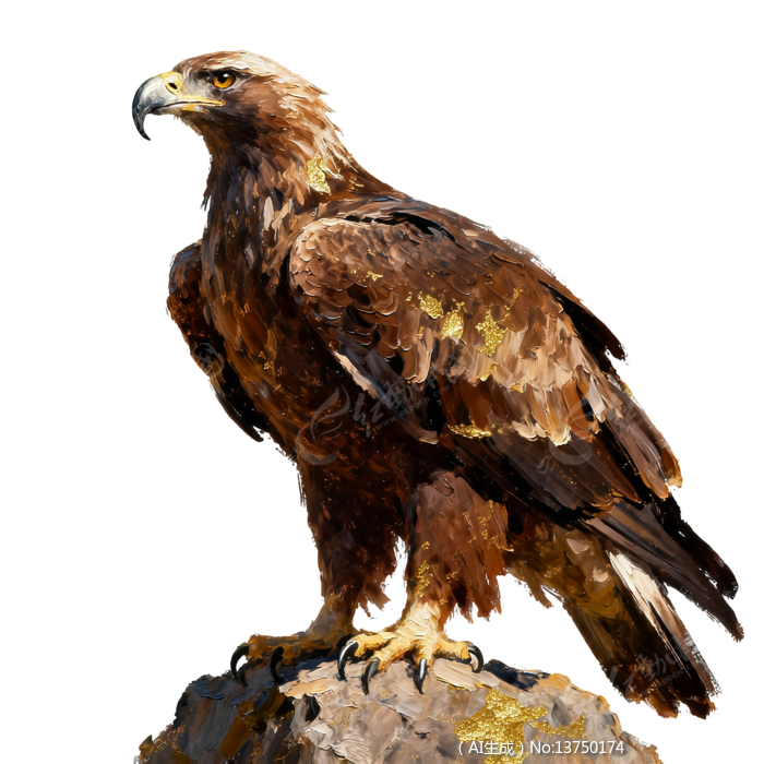 վ����ʯ�ϵ�������ӥ 