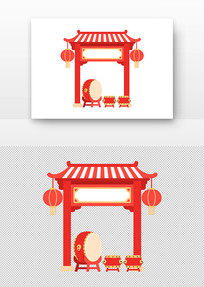 ��ɫ��ʽ�Ʒ����Ų廭