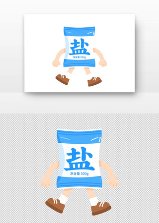 卡通形象盐袋 卡通形象盐袋