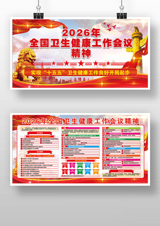 2026年全国卫生健康工作会议宣传栏版面 2026年全国卫生健康工作会议宣传栏版面