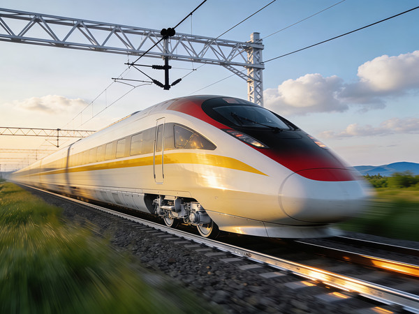 轨道上的高铁 轨道上的高铁