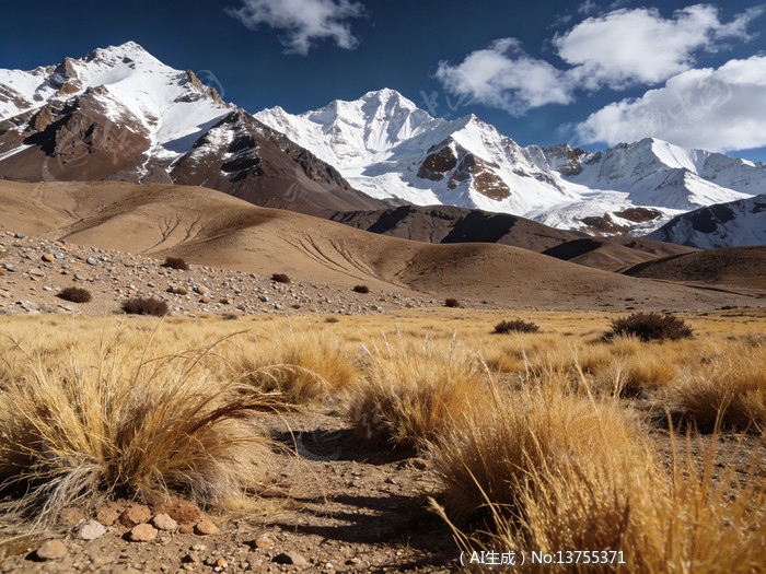 ��Ұ�е�ѩɽ