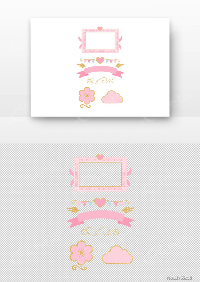 ��ɫ���ı߿��������װ��ͼ��