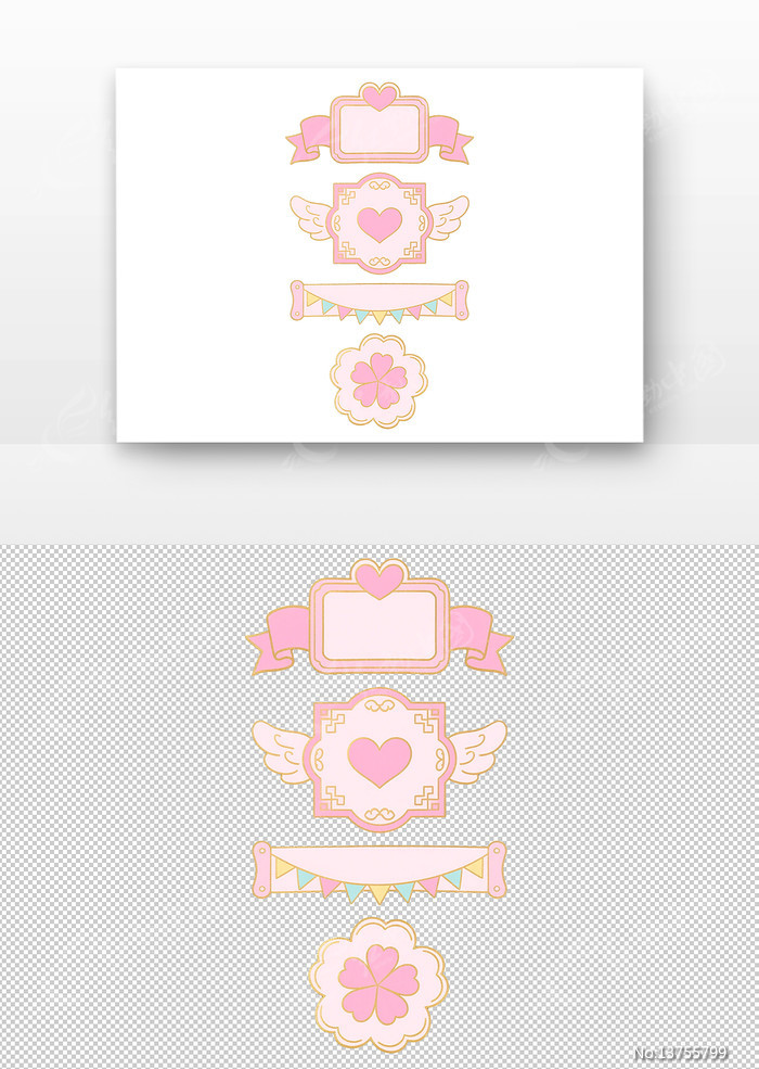 ��ɫ�����ı߿�װ��ͼ��