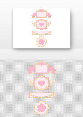 ��ɫ�����ı߿�װ��ͼ��