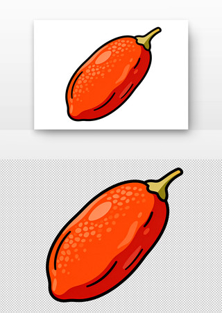 枸杞卡通插画 枸杞卡通插画