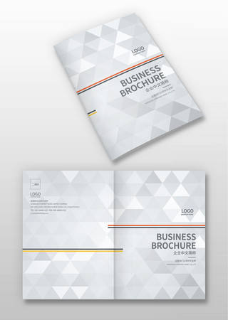 银色质感画册封面 银色质感画册封面