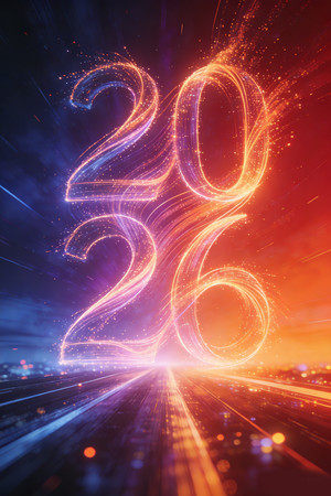 2026年科技未来感会议海报发光背景素材 2026年科技未来感会议海报发光背景素材