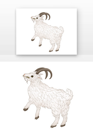 手绘小羊卡通 手绘小羊卡通