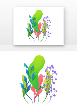 手绘植物装饰图案 手绘植物装饰图案