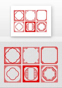 ��ɫ�й��紴�⸴�ű߿���ʽʸ��ͼ