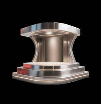 3D��Ⱦ��Ʒչʾ̨��̨�����廭�ز�