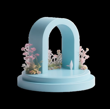 3D��Ⱦ��Լ�绨��չʾ̨�����廭�ز�