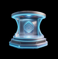 3D��Ⱦ�Ƽ�����̨չʾ̨�����廭�ز�