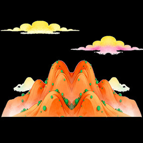 �ֻ�Ⱥ�ɫɽ�ͷ羰ͼ