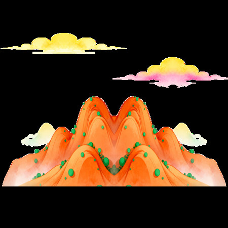 �ֻ�Ⱥ�ɫɽ�ͷ羰ͼ