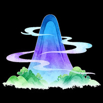 ˮ�ʷ�ɽ�����������廭�ز�