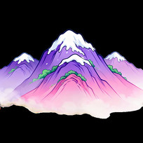 ˮ�ʷ�ѩɽ���������廭�ز�