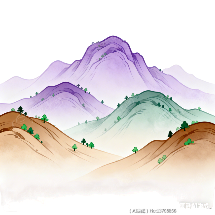 ˮī��ɽ�����ֳ����廭�ز�