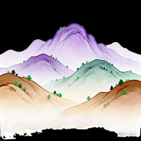 ˮī��ɽ�����ֳ����廭�ز�