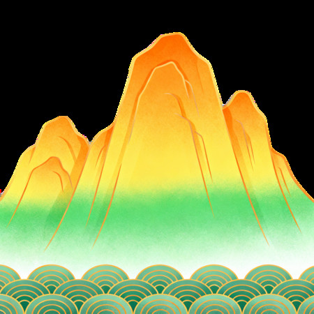 ��ʽɽˮ�羰�廭