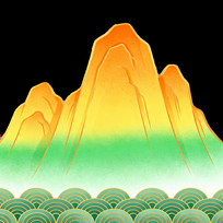 ��ʽɽˮ�羰�廭