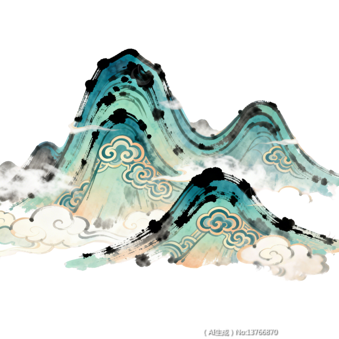 ��ʽˮī��ɽ������ͼ