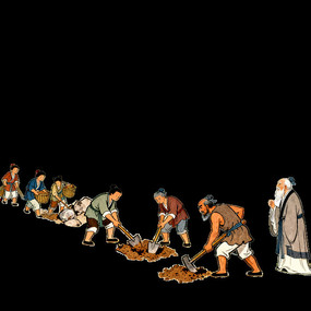 ��ͨ��Ŵ�ũ�򹤽��������������廭�ز�