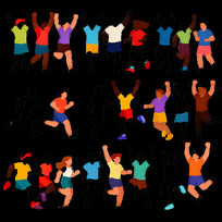 ��ͨ���˶�Ա�������ܲ���Ծ�廭��Ӱ�ز�