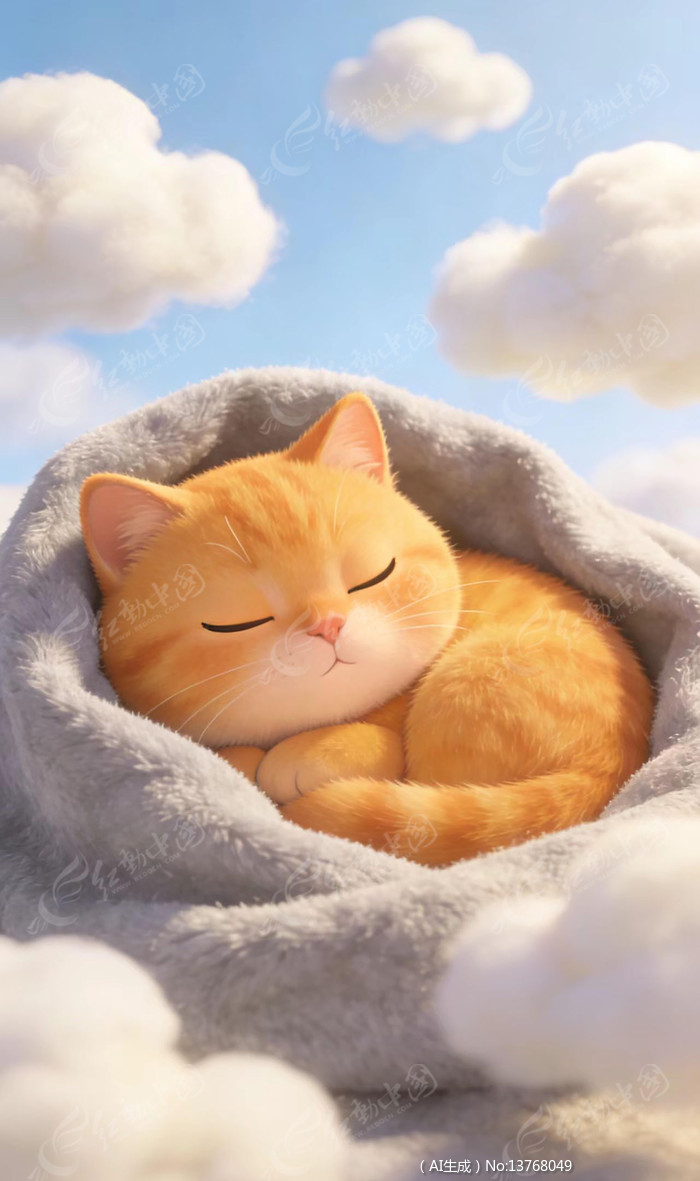 �ɰ�è��˯���廭