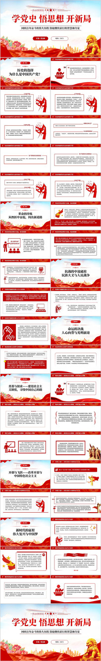 ѧ��ʷ��˼�뿪�¾�PPTģ��