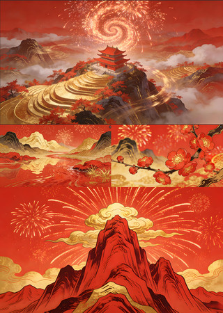 4K��ɫ����ɽˮ