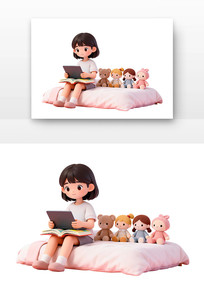 3D��ͨŮ���Ӽ��Ķ�ѧϰ