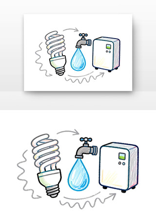 节能减排世界地球日卡通 节能减排世界地球日卡通