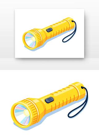 应急手电筒全国防灾减灾日卡通 应急手电筒全国防灾减灾日卡通