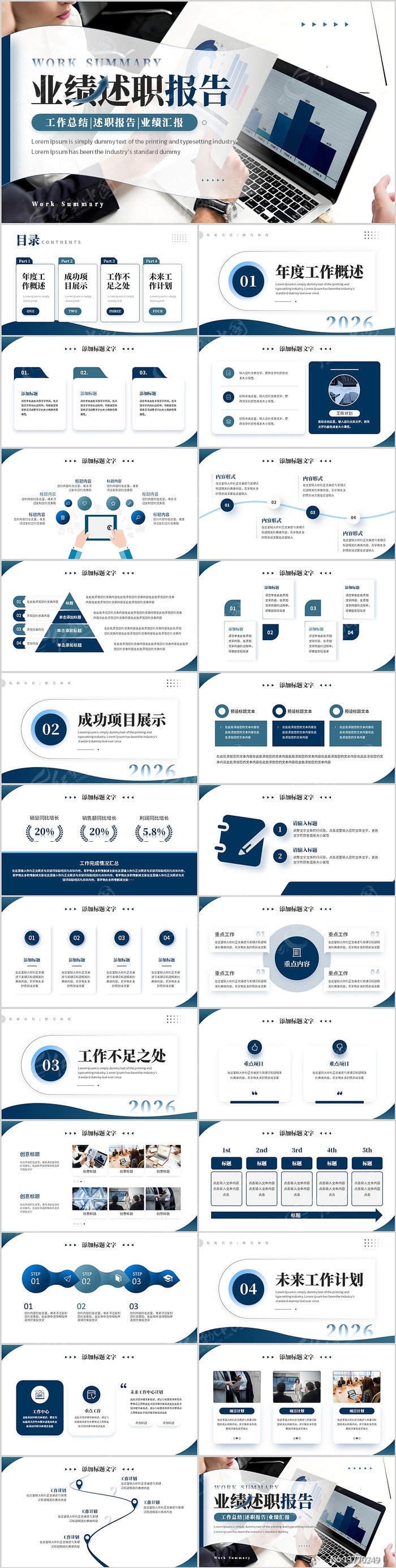 ��ɫ��ҵ����ҵ����ְ����PPT