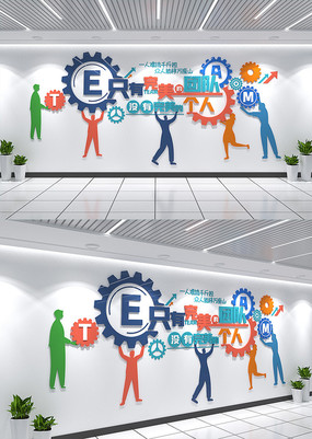 �Ŷ���־�����Ļ�ǽ��ҵ�칫�ҿں�ǽ��