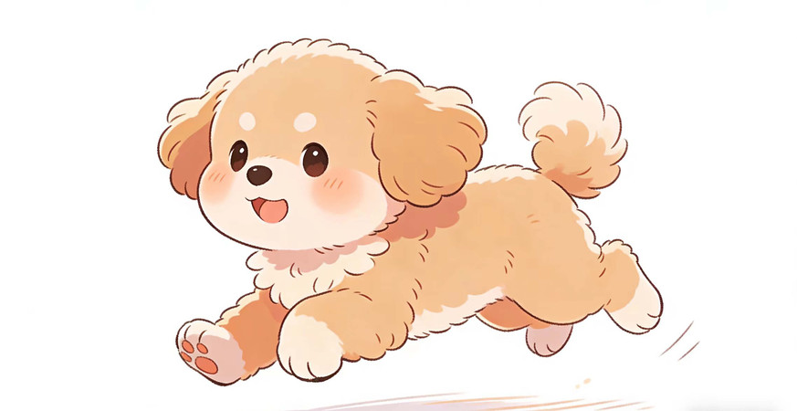 奔跑的狗简笔画 奔跑的狗简笔画