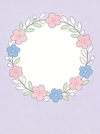 花卉装饰边框 花卉装饰边框