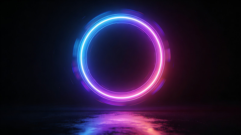 霓虹光晕背景 霓虹光晕背景