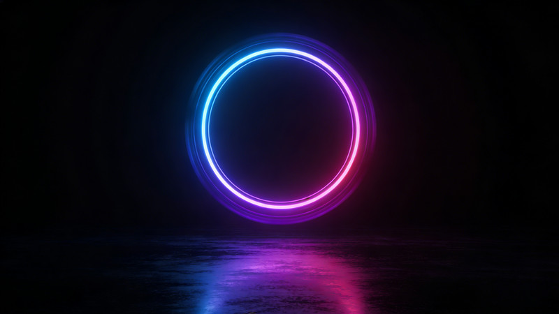 圆发光图案 圆发光图案