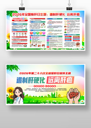 2026年全国爱肝日主题活动宣传栏 2026年全国爱肝日主题活动宣传栏