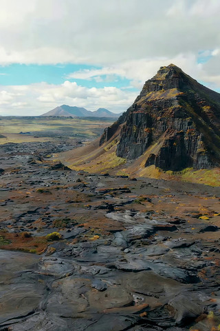冰岛自然风光山地景观 冰岛自然风光山地景观