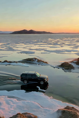 ������ʻ�ĺ�ɫSUV